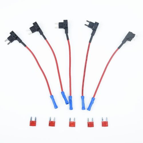 5pcs/set standard add a circuit fuse box holders piggy back adaptor car us