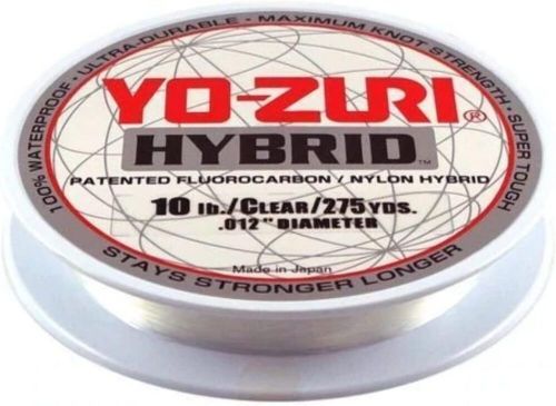 Yo-zuri hybrid 250-yard fishing line 8-pound, clear