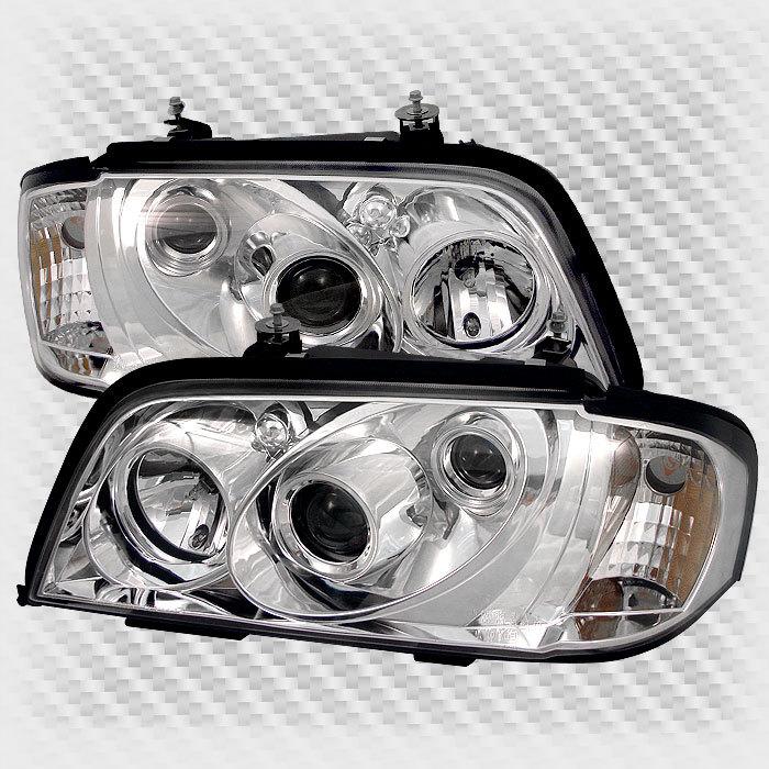 1994-2000 mercedes benz w202 2in1 projector headlights pair lamp head lights set