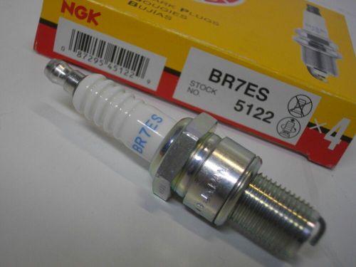 Ngk br7es / 5122 spark plug pack of 4 each outboard marine boat