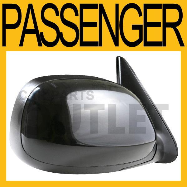 03 04 toyota tundra limited power side mirror right black cap for 4dr double cab