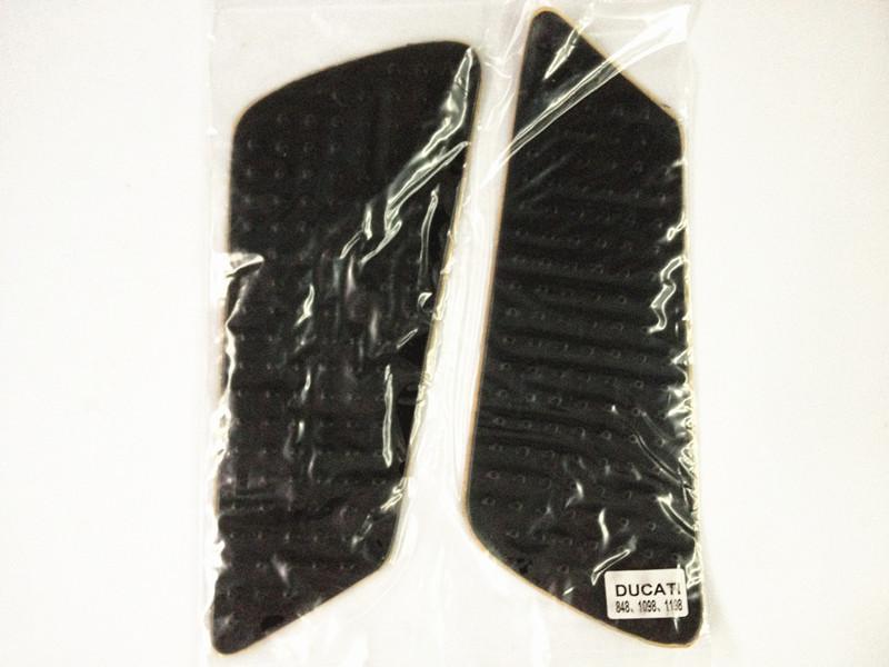 Tank traction side pad gas grip protector good for ducati 848 1098 1198 black