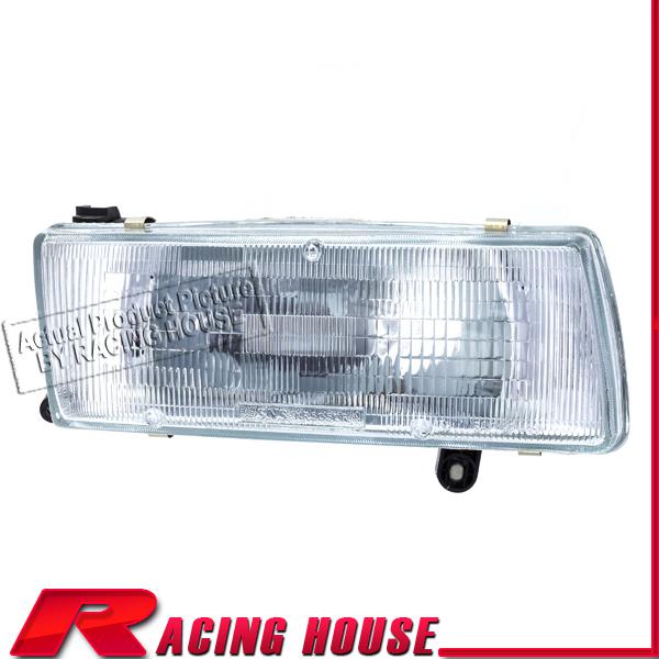 Driver side head light lamp left 1991-1992 nissan sentra replacement clear lens