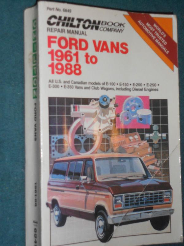 1961-1988 ford van shop manual 87 86 85 84 83 82 79 78 77 76 75 74 73 72 71 70++