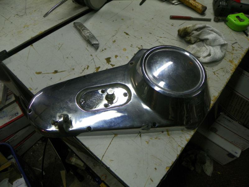 65-69 harley panhead shovelhead chrome outer primary cover oem