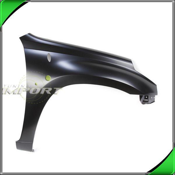 01-05 toyota rav4 flare holes right front fender primed black steel rh capa new