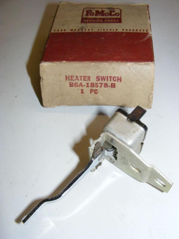 1956 ford passenger heater switch nos new b6a-18578-b