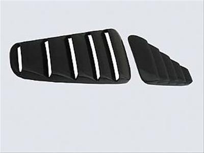 Side window louvers generation 2 rear abs black ford mustang coupe pr