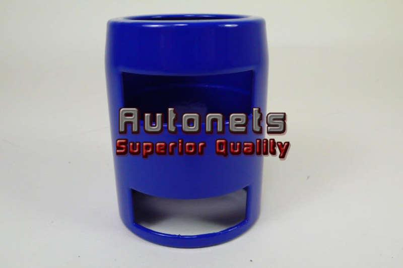 Blue aluminum radiator hose end caps 1-3/4" universal fit hot rat rod