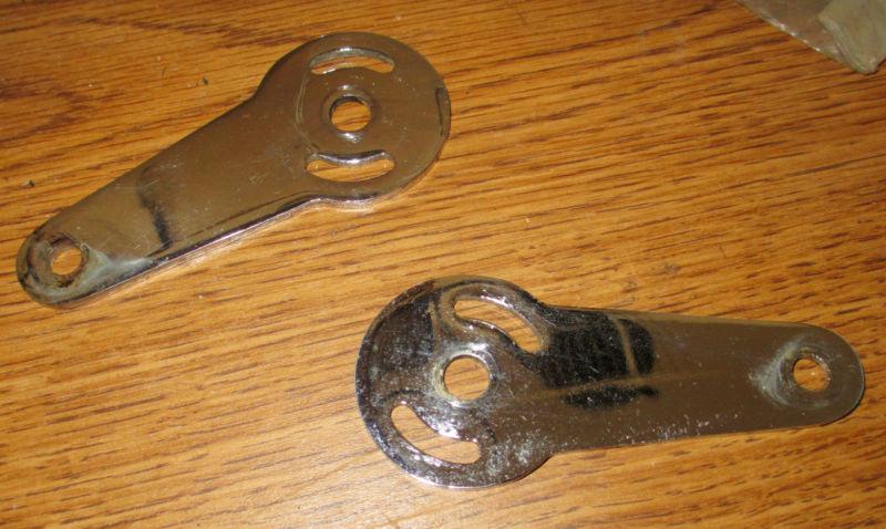 Harley panhead shovelhead electraglide duo glide fl front turn signal brackets 