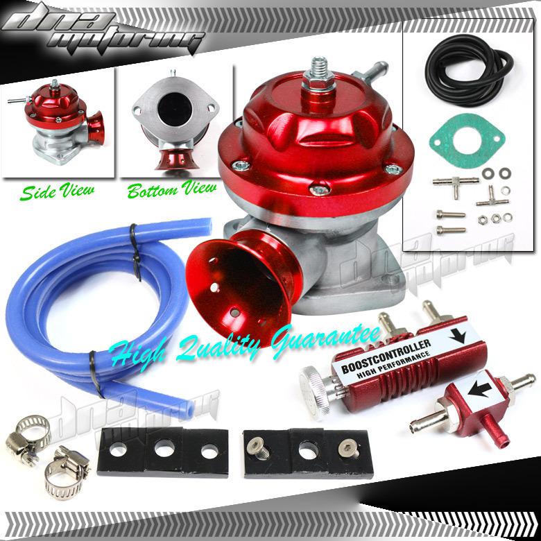 Turbo/charger 1-30 psi adjustable aluminum red blow off valve+boost controller