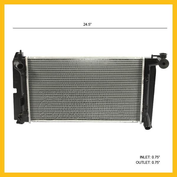 03 04 05 06 07 08 toyota corlla 1.8l mt radiator 4-cyl