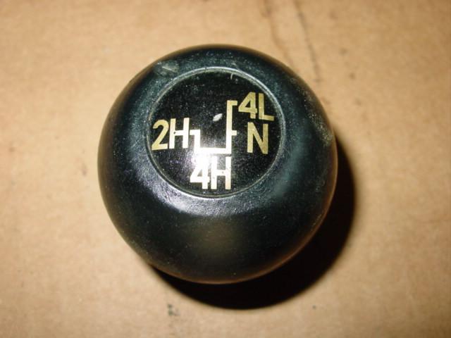 Suzuki samurai transfer case shifter knob (plastic)