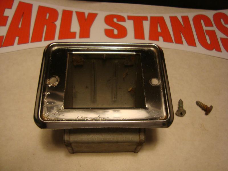 1969 1970 mustang cougar boss shelby eliminator console rear ash tray housing  