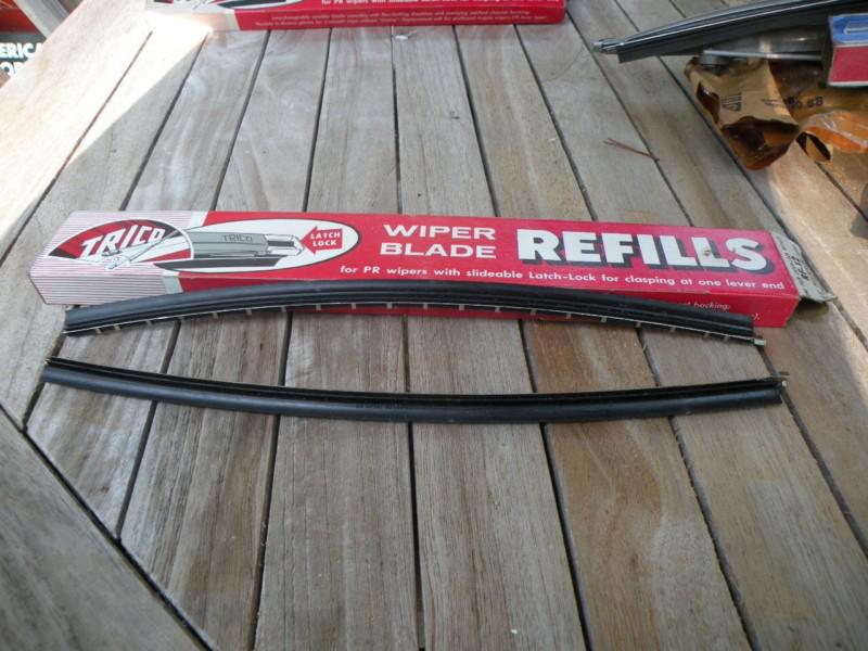 Vintage trico wiper blade refills 12" latch lock release 1960s rf-12  nos