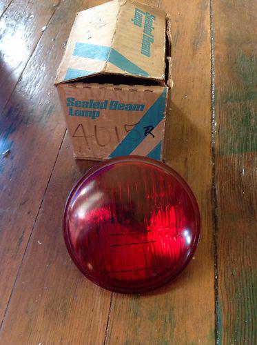 Red police spot light lamp - harley davidson