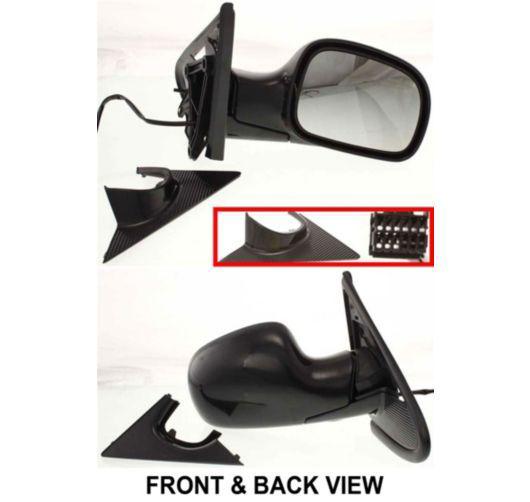 New electric power passenger side view mirror for caravan/voyager van right door