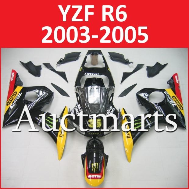 Fit yamaha r6s 06-09 07 08 2006 2007 2008 2009 yzf-r6s fairing body f34 a01