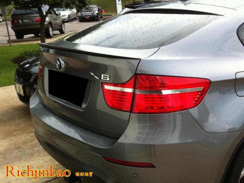 Painted code a52 p style boot wing trunk spoiler for bmw e71 x6 2008 2012 ♠