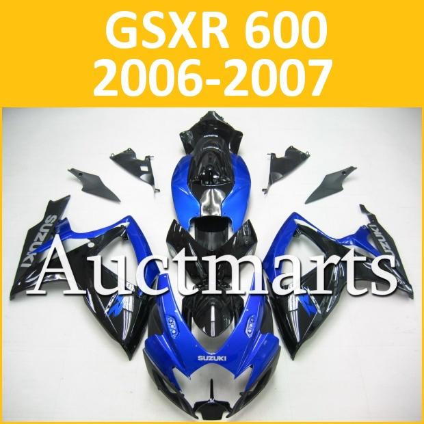 Fit suzuki gsxr 750 gsxr 600 06 07 gsx-r 2006 2007 fairing bodywork k6 g37 b12