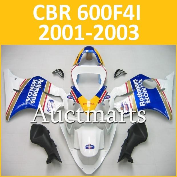 Fit honda 01 02 03 cbr 600f f4i 2001 2002 2003 fairing kit abs plastics c5 b12