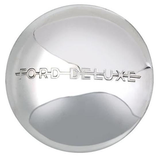 New 1940 stainless steel ford hubcap, 8-1/8" diameter