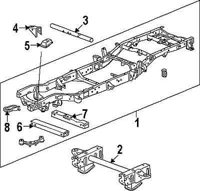 Gmc 15226257 genuine oem factory original tow hook