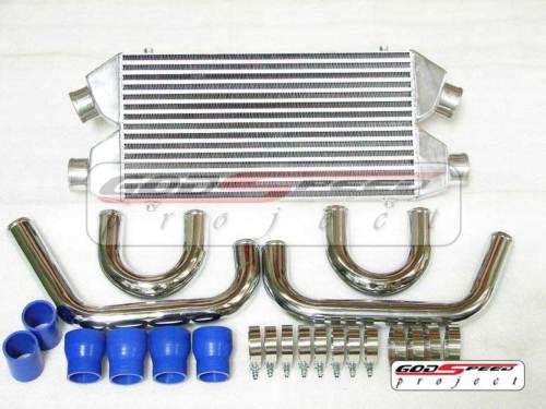 New godspeed 90-96 nissan 300zx front mount intercooler kit z32 tt bolt on 