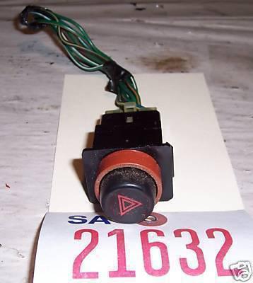 Mitsubishi 93 eclipse hazard light/lamp switch blk 1993