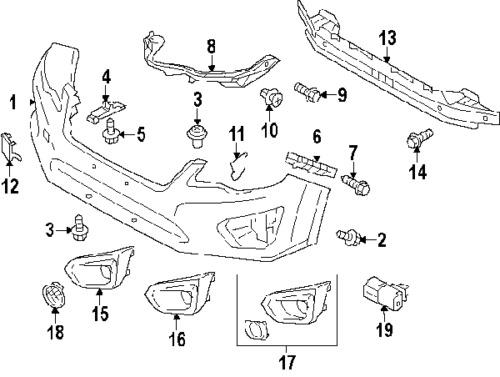 Subaru 57707fj020 genuine oem factory original retaining brkt