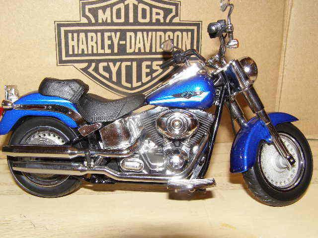 2008 fat boy - blue pearl - 1:12 ertl