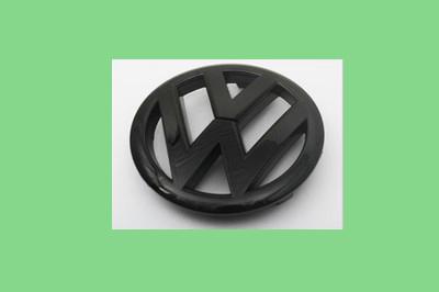 Gloss black front grille emblem badge for vw jetta mk6 gli tdi 2.5 2.0t sedan