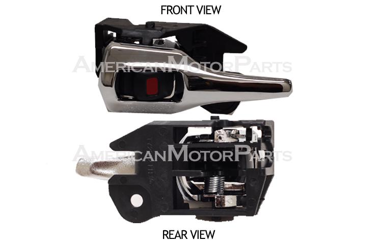 Left replacement inside front/rear door handle chrome lever 09-11 toyota corolla