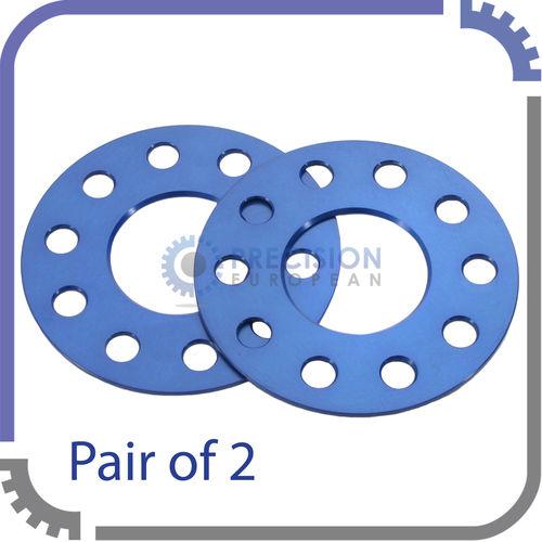 3mm 5x120 hubcentric wheel spacers - bmw e36 e46 e90 e92 e93 e82 e88 e60 | blue