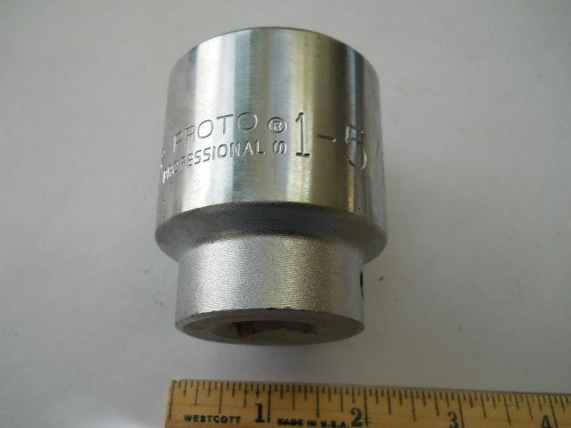 Proto 1 5/8 number 5552 new 3/4 inch drive socket 12 point new