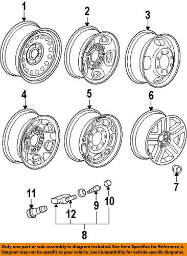 Gm oem 13586335 tire pressure sensor/part