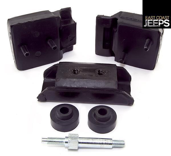 17474.05 omix-ada engine mounting kit 5.0l, 72-81 jeep cj models, by omix-ada