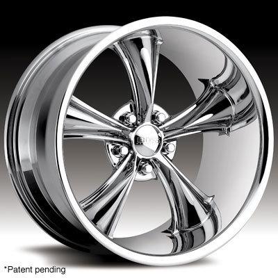 Boss 338 18" 5x4.75 & nitto nt555 245-45-18 & 275-40-18 tires chrome rims wheels