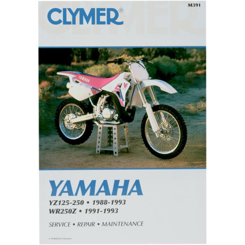 Clymer m391 repair service manual yamaha yz125-250 88-93, wr250z 91-93