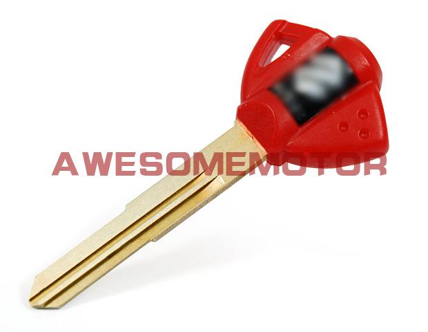 Uncut brand new motorcycle blank key for 01-09 suzuki gsxr 600 750 1000 hayabusa