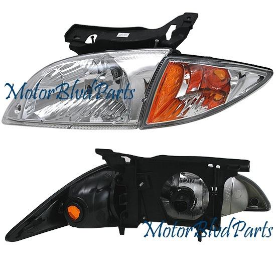 00-02 cavalier headlight headlamp+corner driver left lh