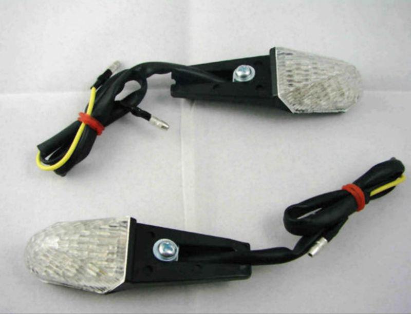 Universal motorcycle atv led 2× indicators turnning turn signal lights emarked