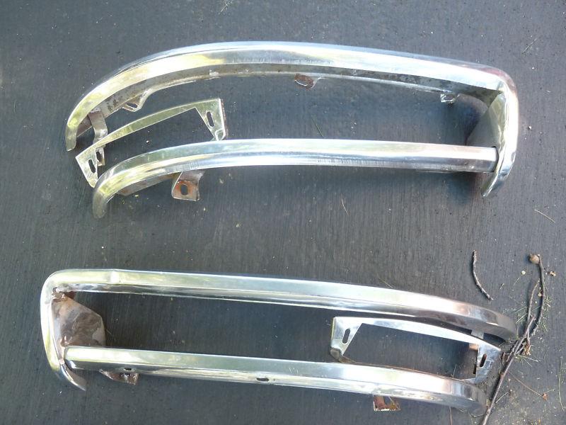 Alfa romeo front bumper set - rare offering - 1966-1969 models duetto / spider