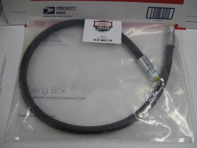 Western fisher snow plow hydraulic hose 3/8 x 38"- new part 44351 with fjic ends