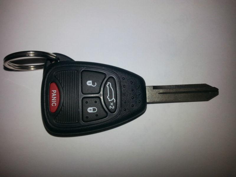 New oem jeep key transponder keyless remote fob clicker entry remote uncut key