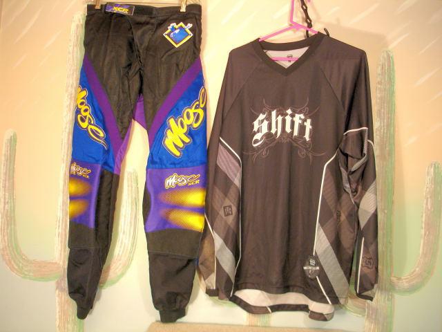 Moose xcr mc mx atv pants 34 finland and shift recon jersey xl used