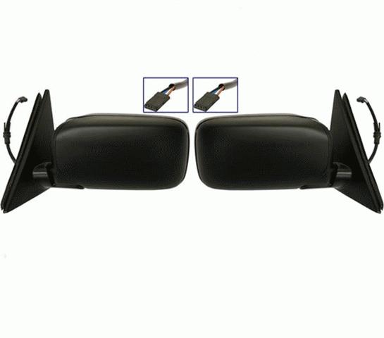 Pair of side mirrors 1993 1994 1995 bmw 5 series power heated w/o memory