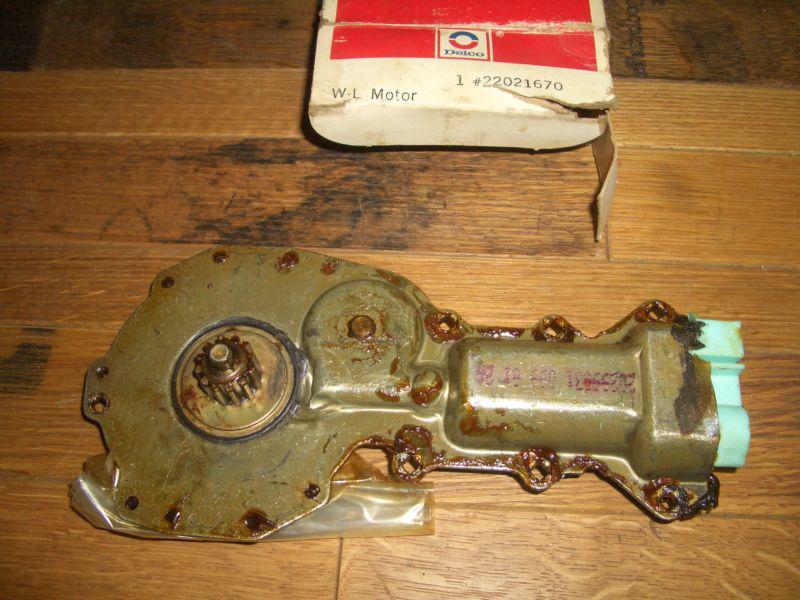 1981 buick nos rear door window regulator motor skylark electra & lesabre models