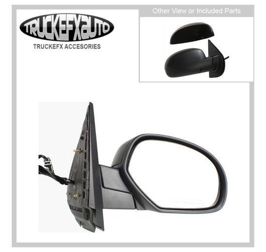 New right side mirror power heated suburban chevy textured black passenger rh