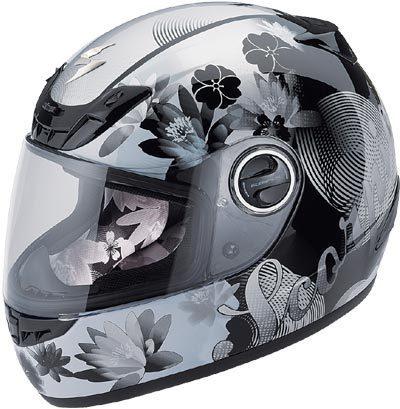 Scorpion exo-400 lilly womens full-face helmet black